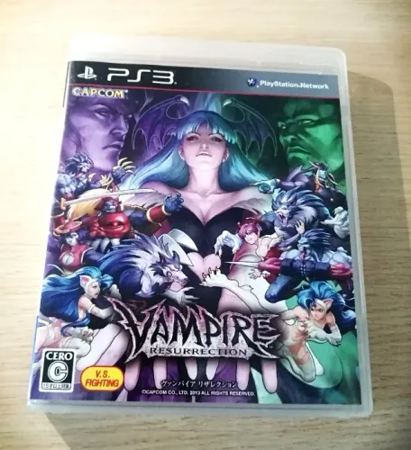PS3 - Vampire Resurrection [Darkstalkers] Japonês Completo