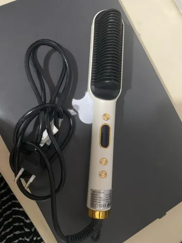 Escova Alisadora 2 Em 1 - Bivolt - Controle De Temperatura