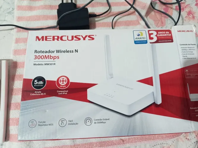 Roteador wireless N 300Mbps modelo: Mw301R