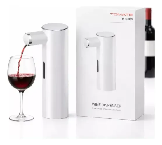 Dispensador Elétrico para Vinho Automático e Manual Tomate MTC009