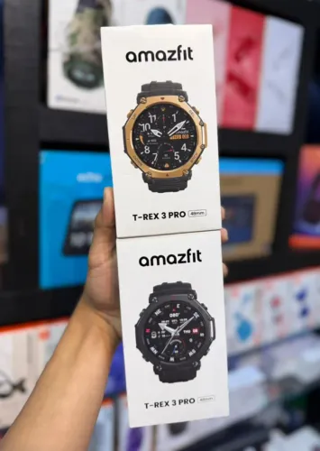 Smartwatch Xiaomi (Amazfit) Amazfit T-Rex 3 Pro (48mm) Preto e Preto/Gold