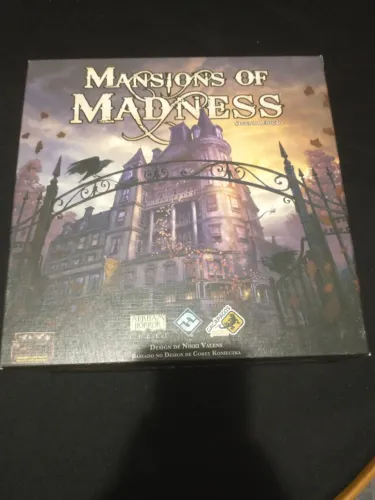 Jogo de Tabuleiro Mansion of Madness 2ª edição + insert MDF