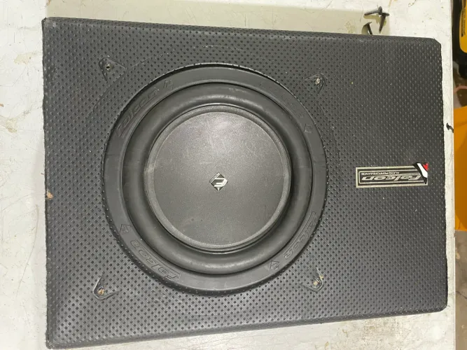 Subwoofer slim falcom 200 wats rms 4 ohms