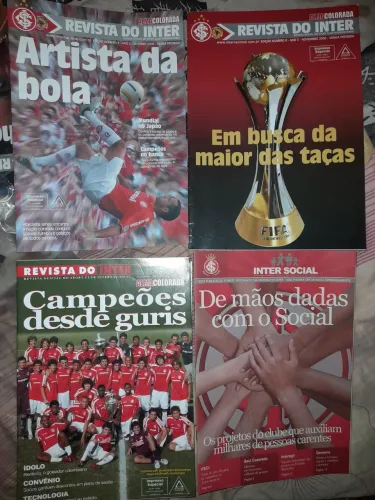 4 Revistas do inter 2006 / n° 5, 8 , 9 Impressão Especial