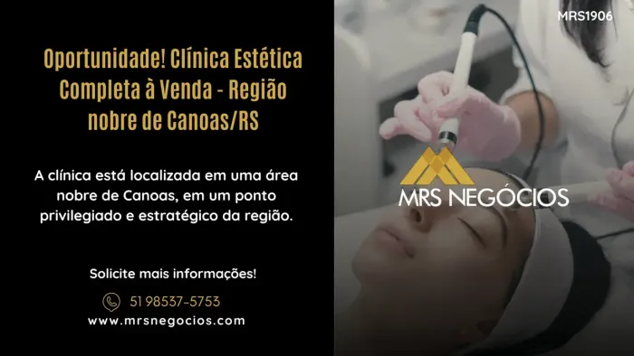 Oportunidade! Clínica Estética Completa à Venda - Região nobre de Canoas/RS