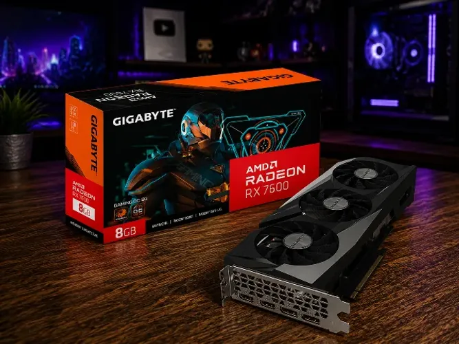 Gigabyte RX 7600 Gaming OC 8GB - Alto FPS + Triple Fan