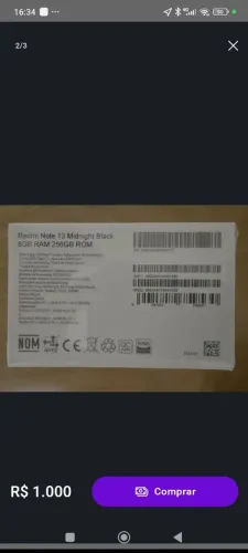 Redmi Note 13 - 256gb