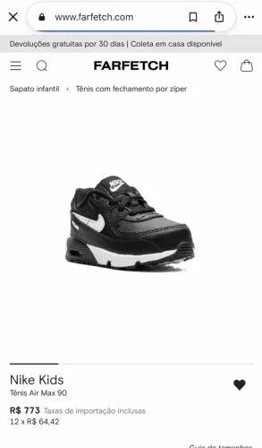 Tênis Nike Infantil Novo - 32