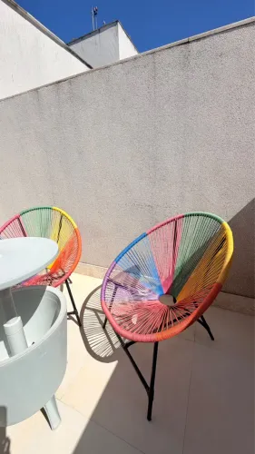 Lindo Jogo de Cadeiras Acapulco Rainbow