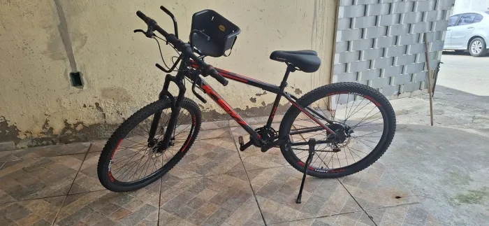 Bicicleta KSW TRX aro 29 24V + cadeirinha para criança 