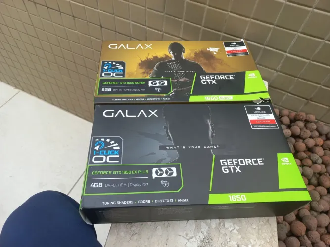 Placa de vídeo e hdmi da galax 