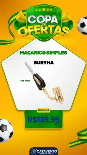 Maçarico Portatil Suryha 