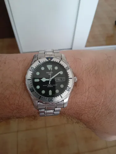 Relógio seiko 5 diver sport quartz zero raríssimo