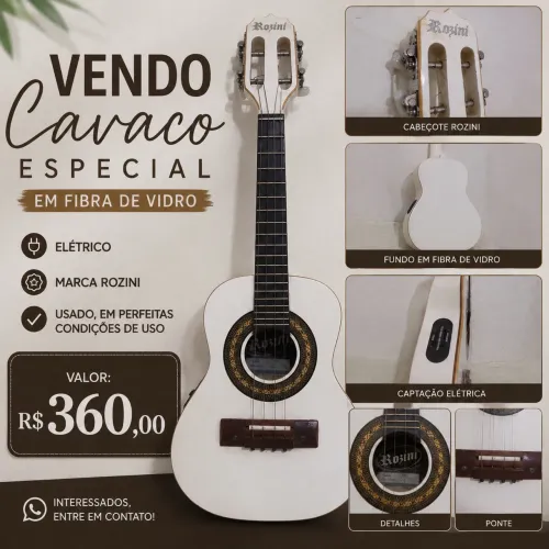 CAVAQUINHO ROZINI ESPECIAL ? ELÉTRICO | R$ 360,00
