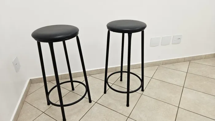 2 x Banco alto para cozinha banqueta