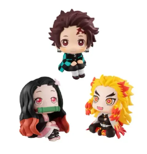 Mini Boneco Kimetsu no Yaiba Demon Slayer Tanjiro Nezuko