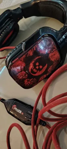 Headset Xbox360 edição Gears of War perfeito funcionando perfeito