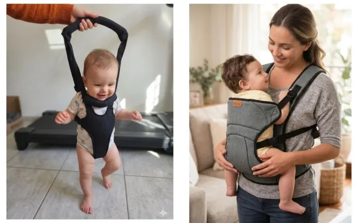 Canguru e suporte para o bebê andar - vendo junto ou separado
