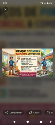 Pinturas em geral 