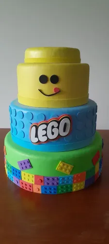 Bolo Fake Lego
