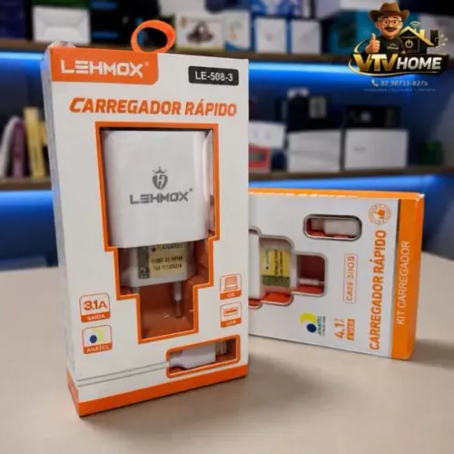 Carregador Para IPhone Completo + Entrega Inclusa 