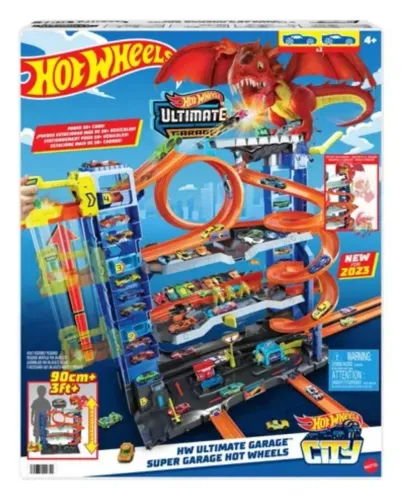 Hot whells pista City ultimamente garagem 90cm Mattel