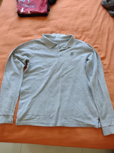 Polo infantil manga longa Tam 8