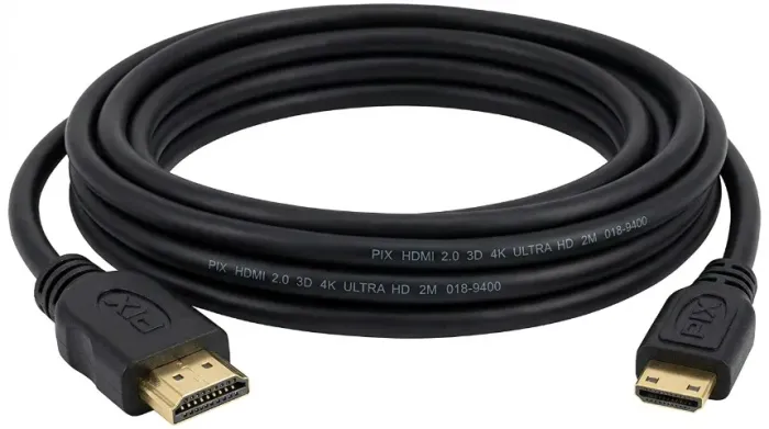 CABO PIX HDMI 2.0/3D/4K/ULTRA HD P/ MINI HDMI 2M (018-9400)