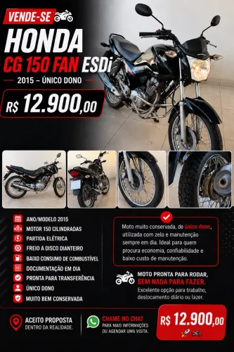 Honda CG 150 Fan ESDi 2015
