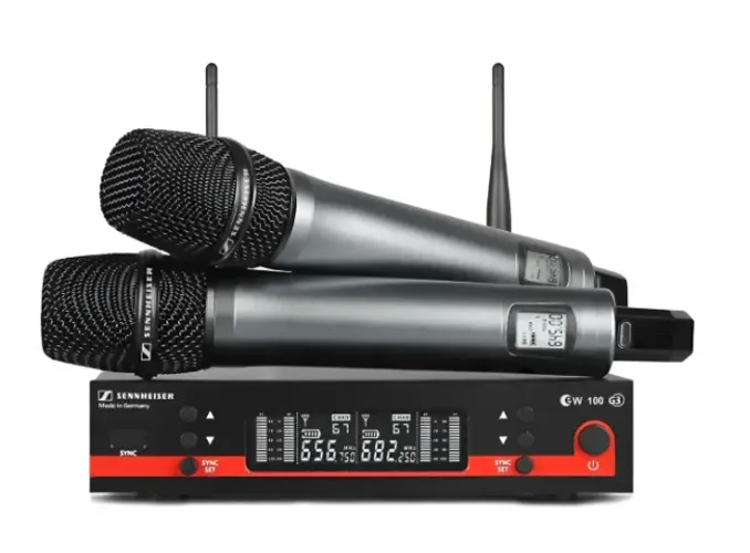 Microfones Sem Fio Sennheiser Ew 100 G3 Duplo.