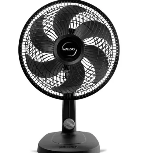 Ventilador de Mesa Mallory 30cm 127V (110V) Preto Turbo Compact
