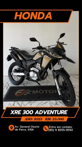 Honda xre 300 ADV ano 2023, Extra Aceitamos cartões e Financiamento Bancário 