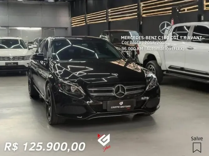 Mercedes-Benz C-180 CGI Avant. 1.6/1.6 Flextb 16V Aut. 2018