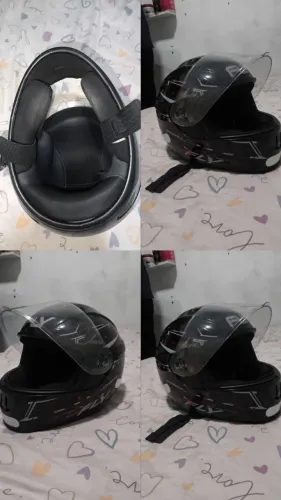 CAPACETE FEMININO SEMI NOVO TM 58 (FLY)