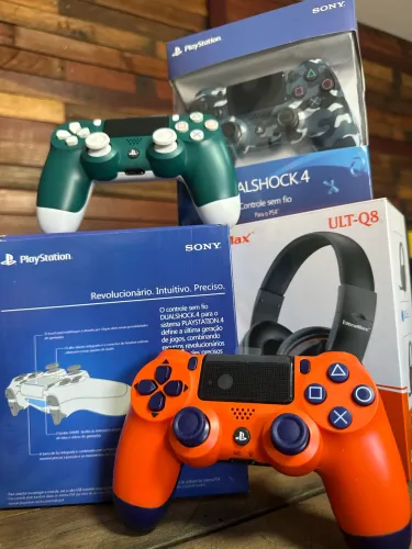 Controle play 4 wireless pc tv Entregamos