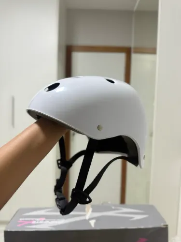 Capacete OSK Branco ? NOVO, NUNCA USADO!