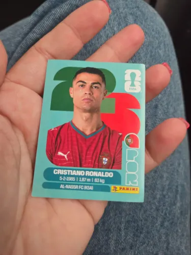 Figurinha Cristiano Ronaldo copa