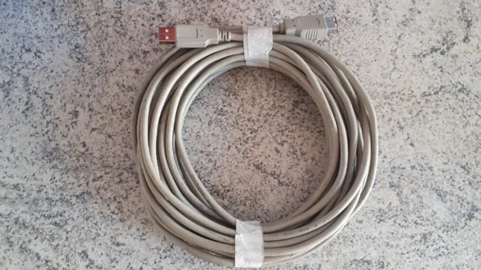 Cabo USB extensão 10 metros macho e fêmea 