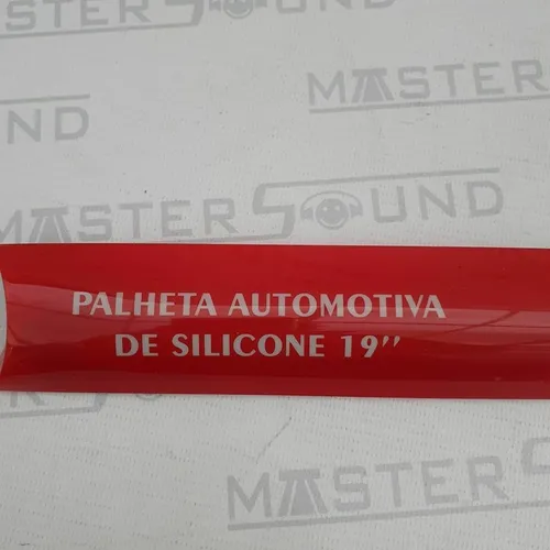 Palheta silicone universal. 19". Nova. Colocada.