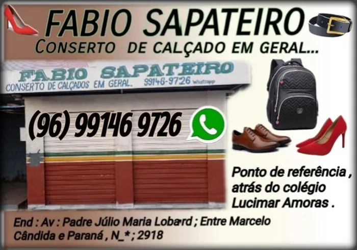 Conserto de calçados em geral