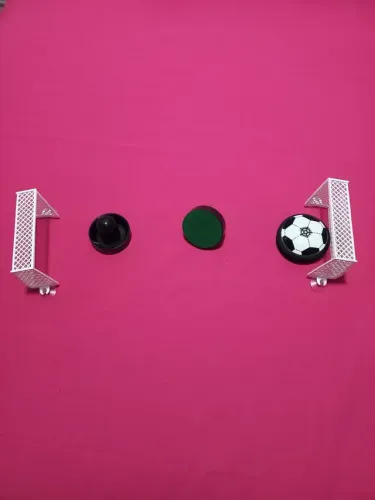 <br>Jogo de Futebol de Mesa Flutuante - Flat Ball Air Soccer -Produto Novo