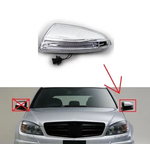 Pisca Retrovisor Esquerdo Mercedes Benz C180 C200 2007 2008 e 2009