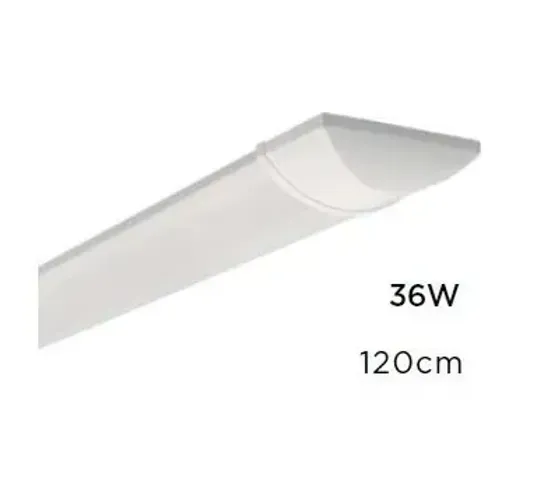 Luminaria slim 120cm 36w 6500k branco frio Elgin(Jk Eletronicos Distribuidor de iluminação