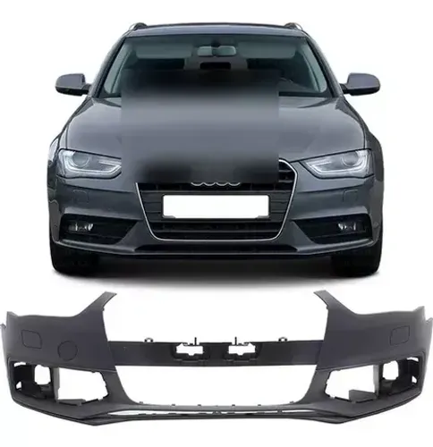 Parachoque Audi A4 2012 à 2015 - Furo Esguicho / Farol Auxiliar / S. Estacionamento - TYG