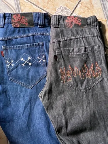 2 Calças jeans Diablo skate rock Wear TAM.40