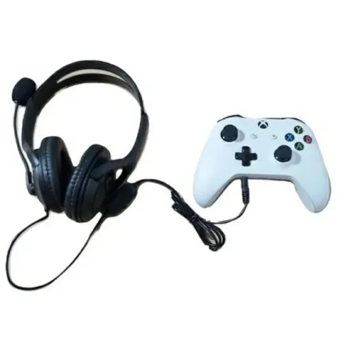 Fone com microfone headset PS4 Xbox One original lacrado