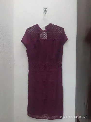 Vestido vinho