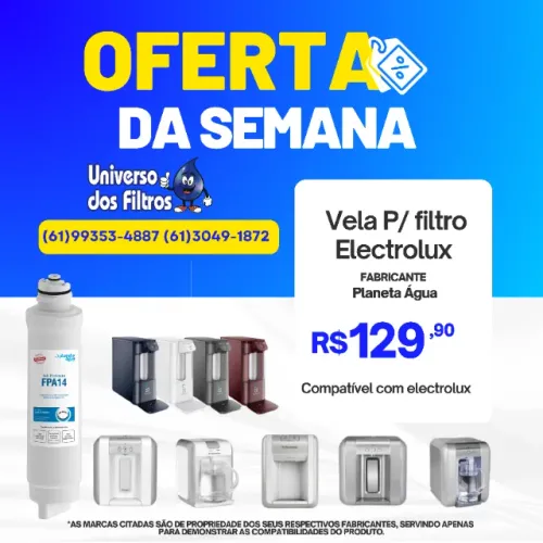 Refil Para Purificador de água Electrolux