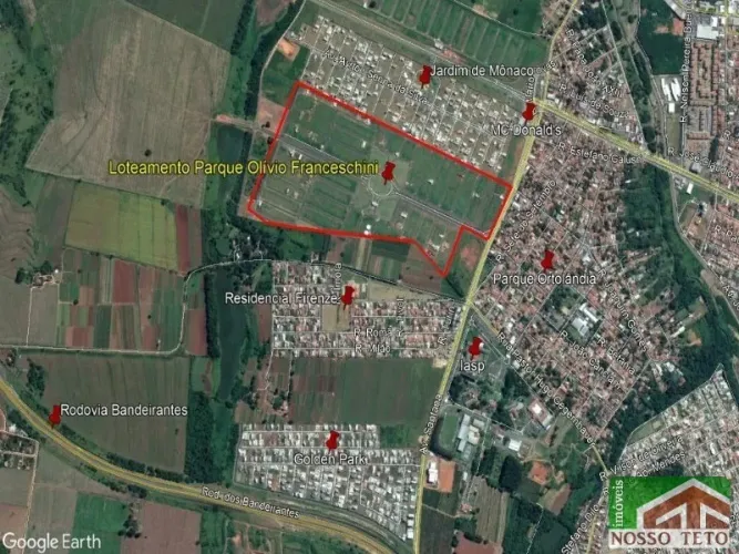 TERRENO COMERCIAL À VENDA | PARQUE OLÍVIO FRANCESCHINI | HORTOLÂNDIA