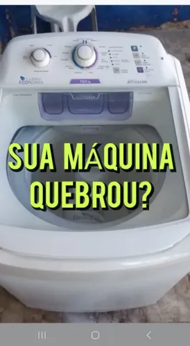 Manutenção em máquina de lavar